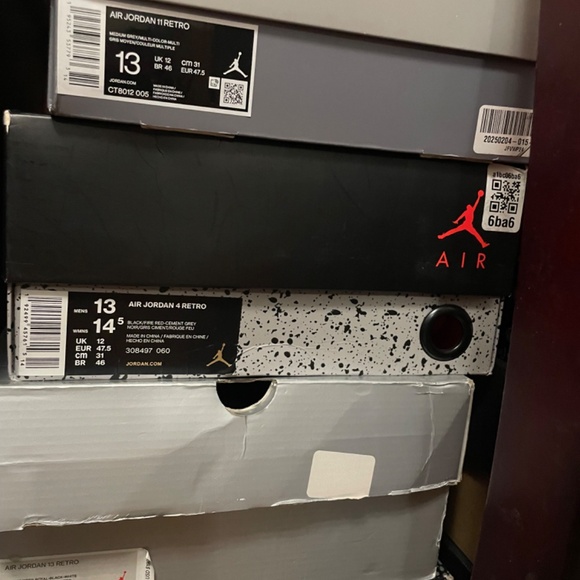 Air Jordan 4 retro bred 2019 size 13 - Picture 6 of 6